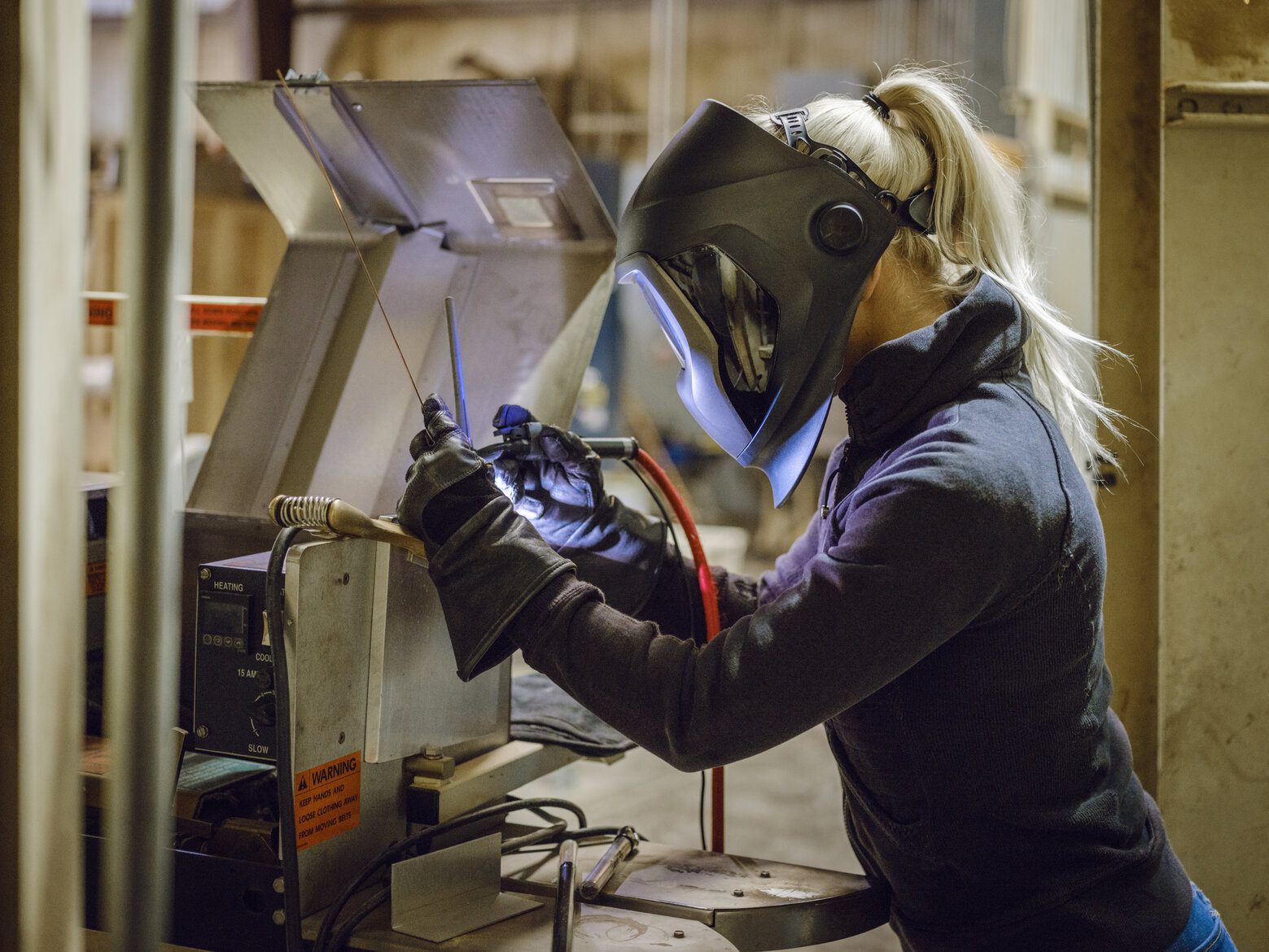 Female TIG Welder